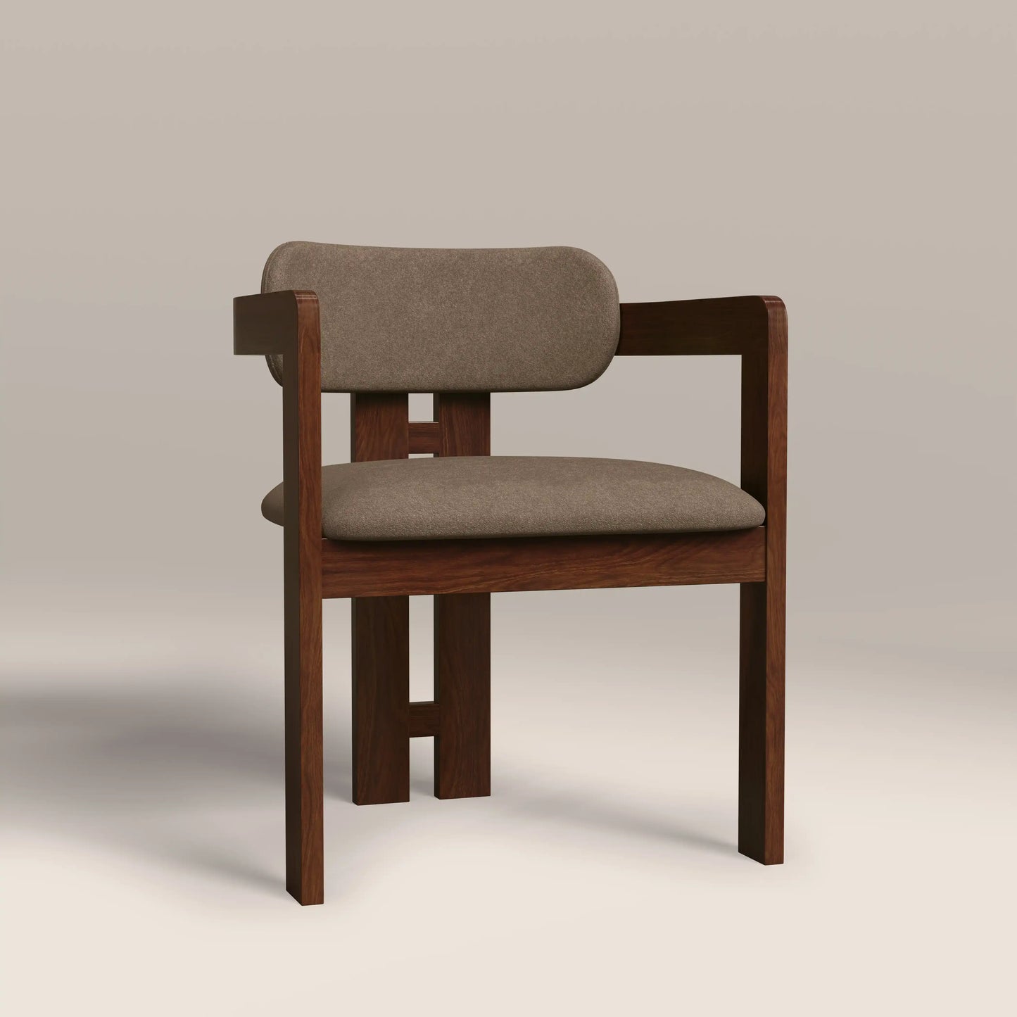 Halston Dining Chair Truffle Brown