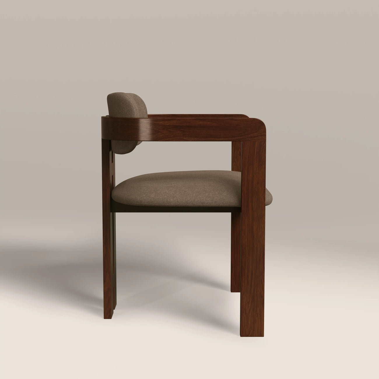 Halston Dining Chair Truffle Brown