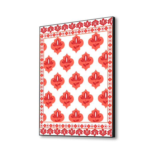 Ethnic Motif Print Canvas Art Printed Wall Painting