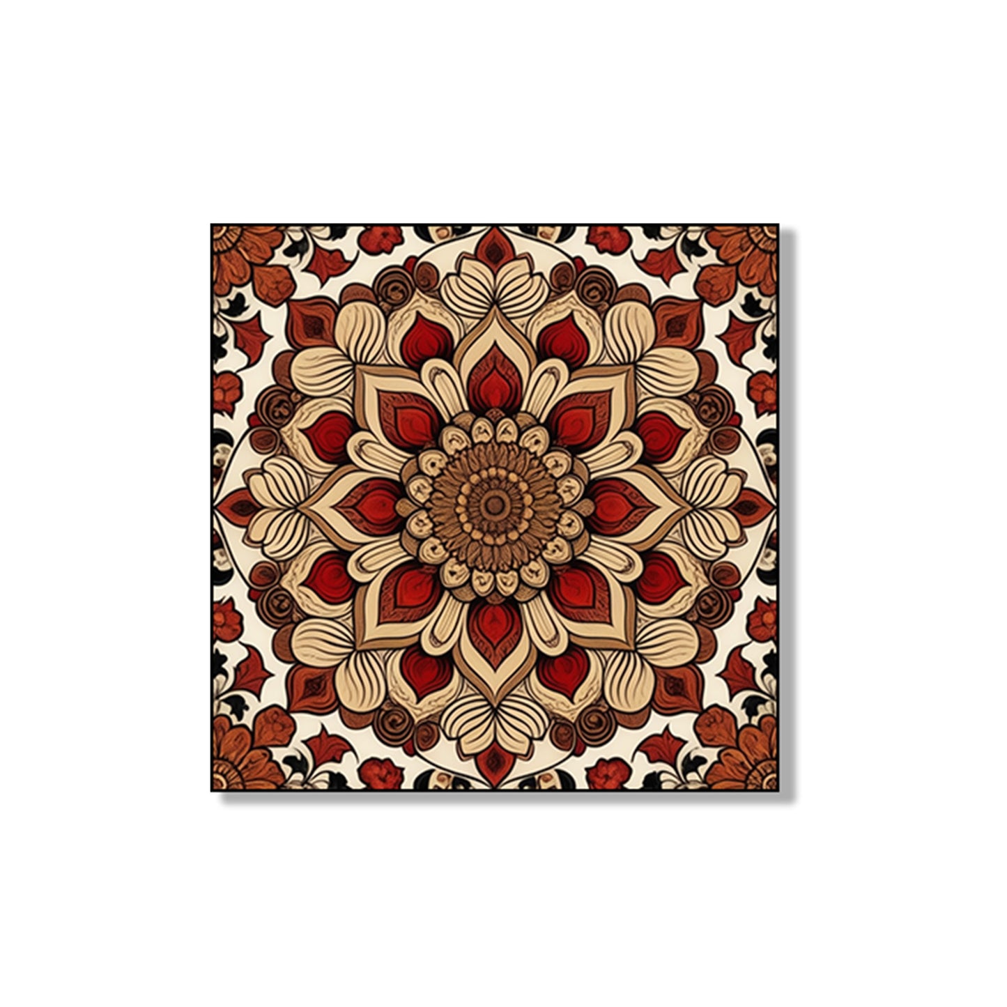 Vibrant Floral Canvas Art Collection Printed Set of 4 Wall Painting