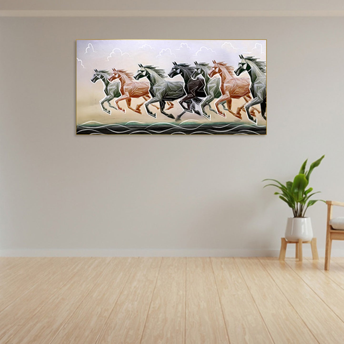 Radiance of seven Care Canvas Wall Painting