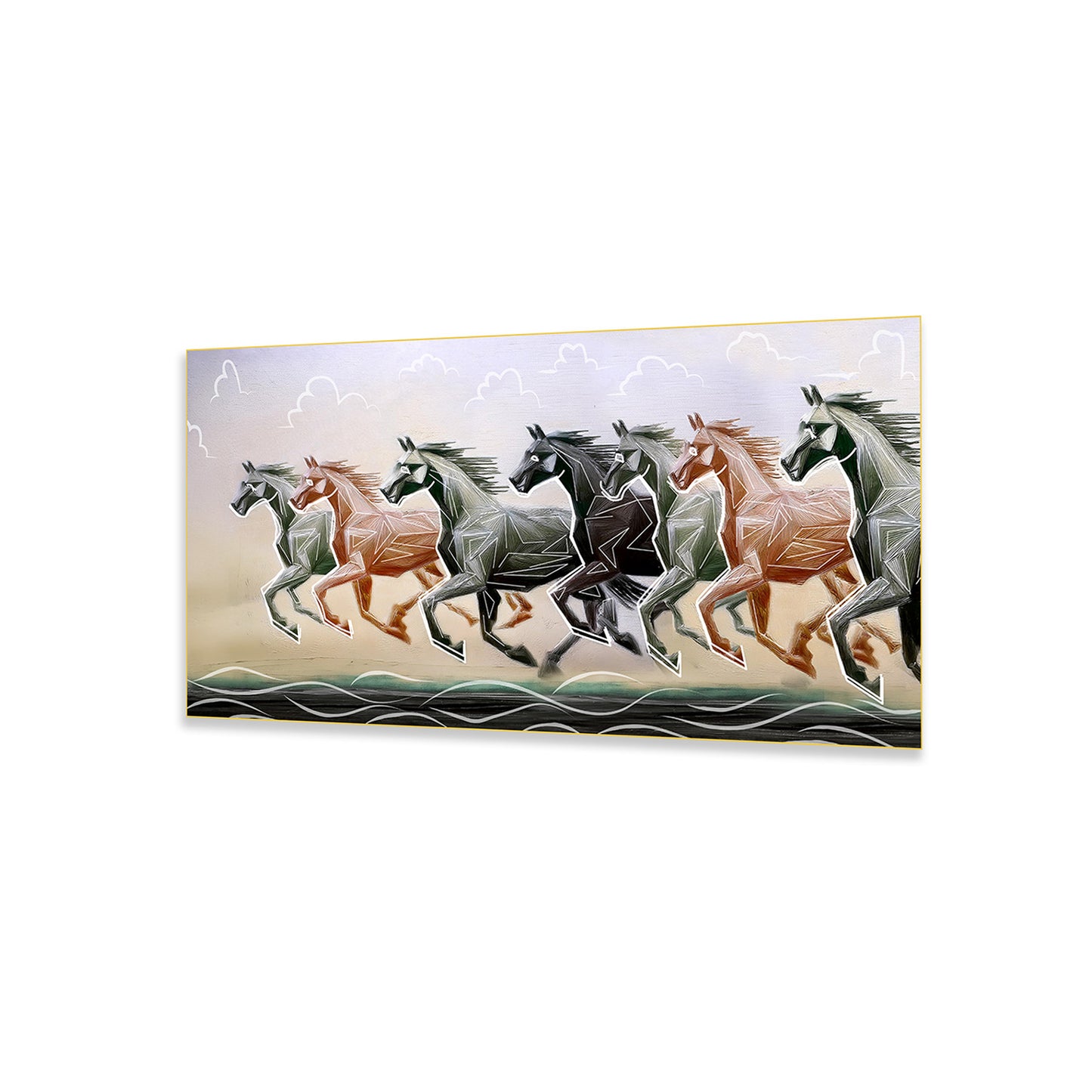 Radiance of seven Care Canvas Wall Painting