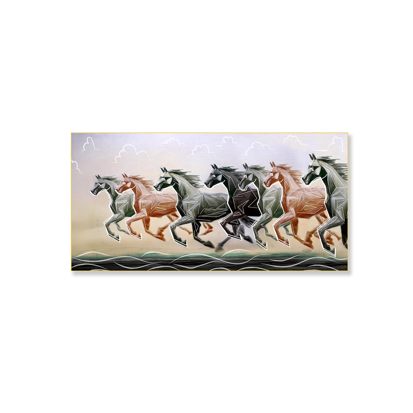 Radiance of seven Care Canvas Wall Painting