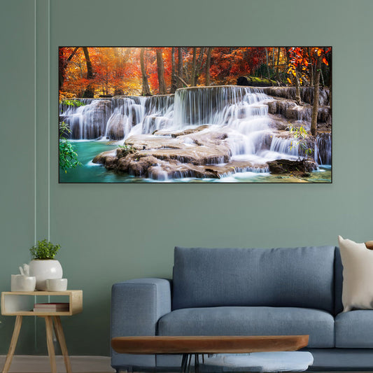 Autumn Cascade Nature's Vibrant Symphony