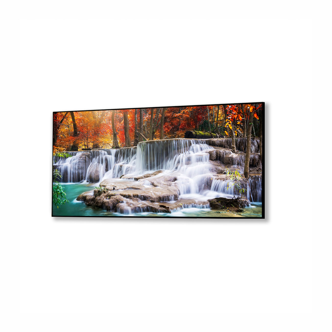 Autumn Cascade Nature's Vibrant Symphony