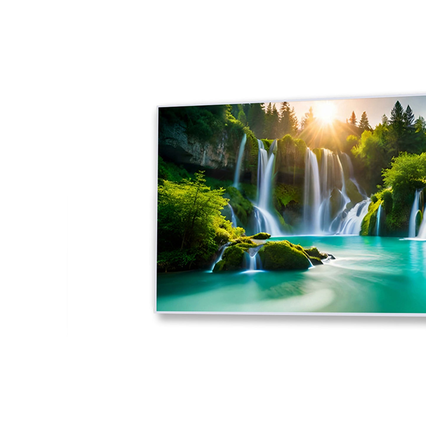 Majestic Waterfall in Plitvice Lake