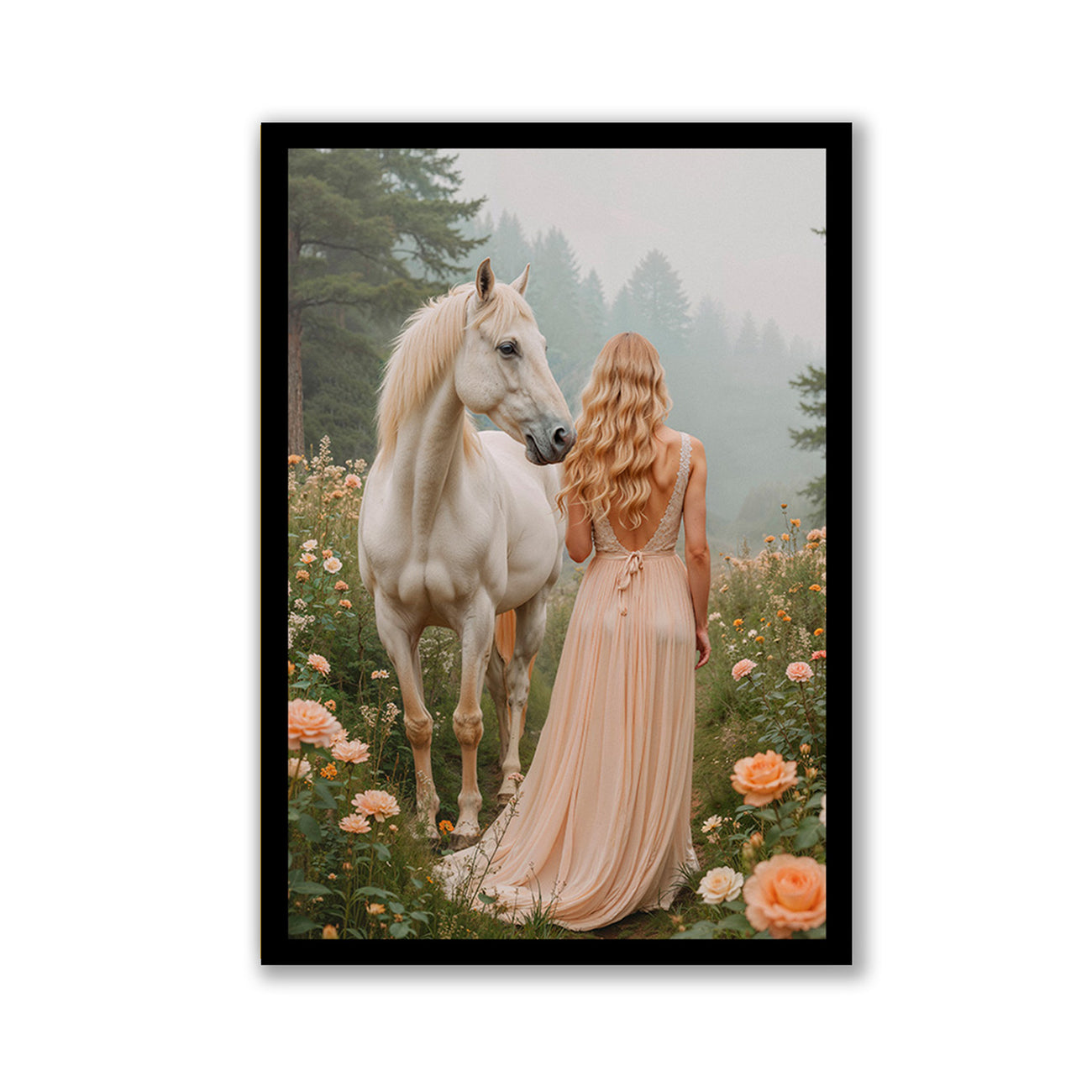 The Forest’s Embrace Wall Painting