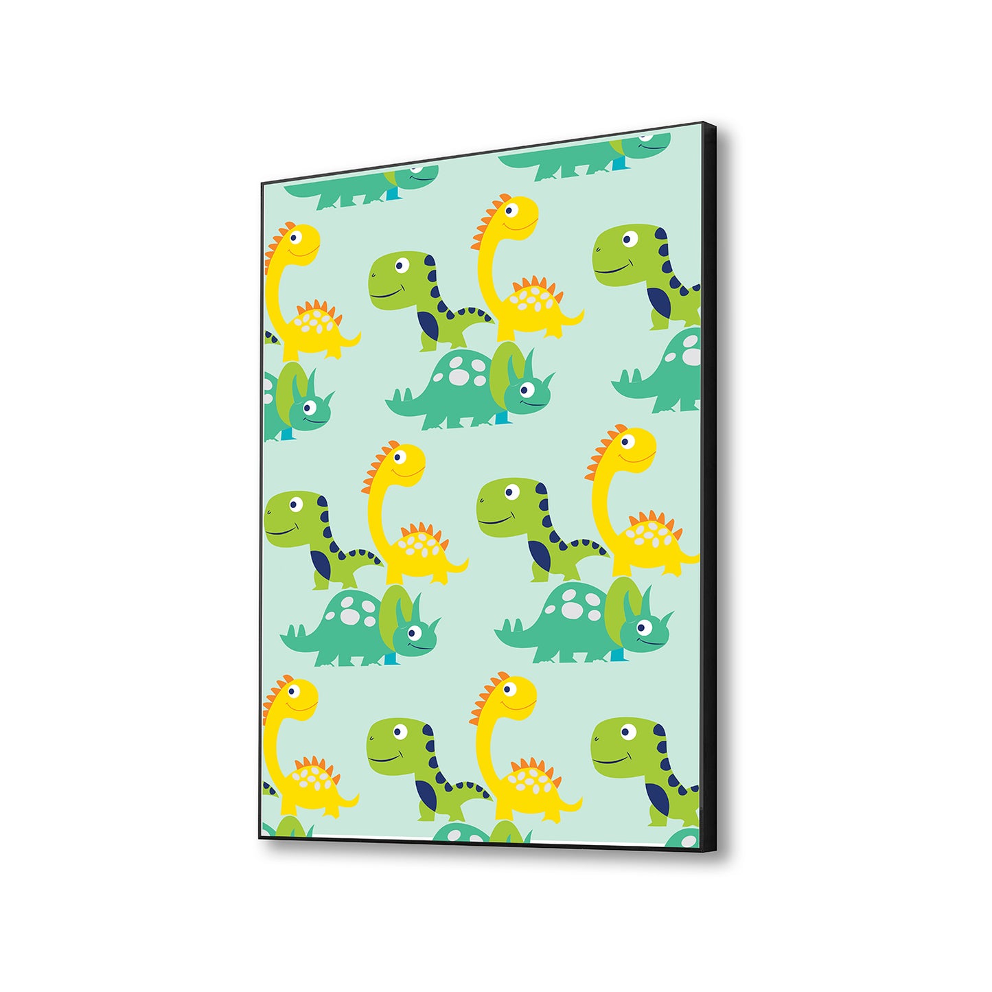Colorful Dinosaur Pattern Canvas Art Canvas Wall Painting