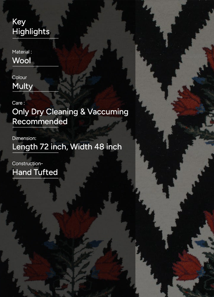 Wild Stripes Wool Carpet
