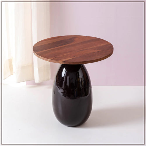 Modern Mango Wood Side Table