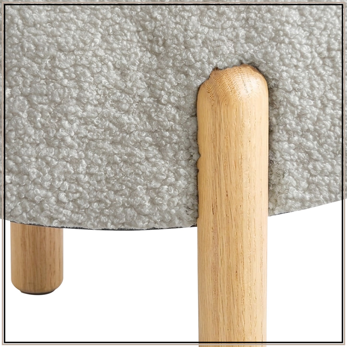 Ivory Teddy Bear Sherpa Kids Lounge Chair | Nestroots