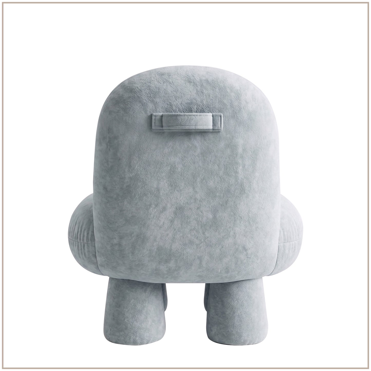 Sky Blue Mini Velvet Kids Accent Chair | Nestroots