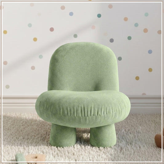 Emerald Green Mini Velvet Kids Accent Chair | Nestroots