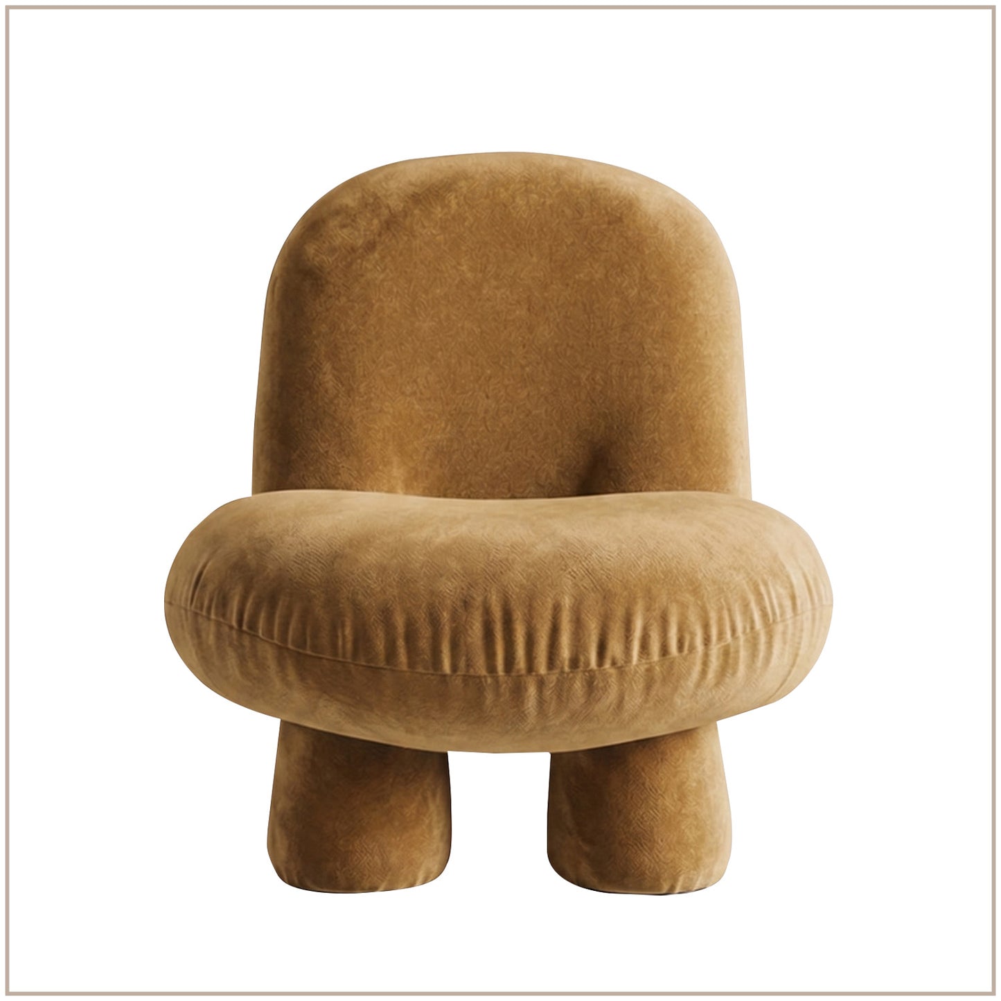 Mustard Yellow Mini Velvet Kids Accent Chair | Nestroots