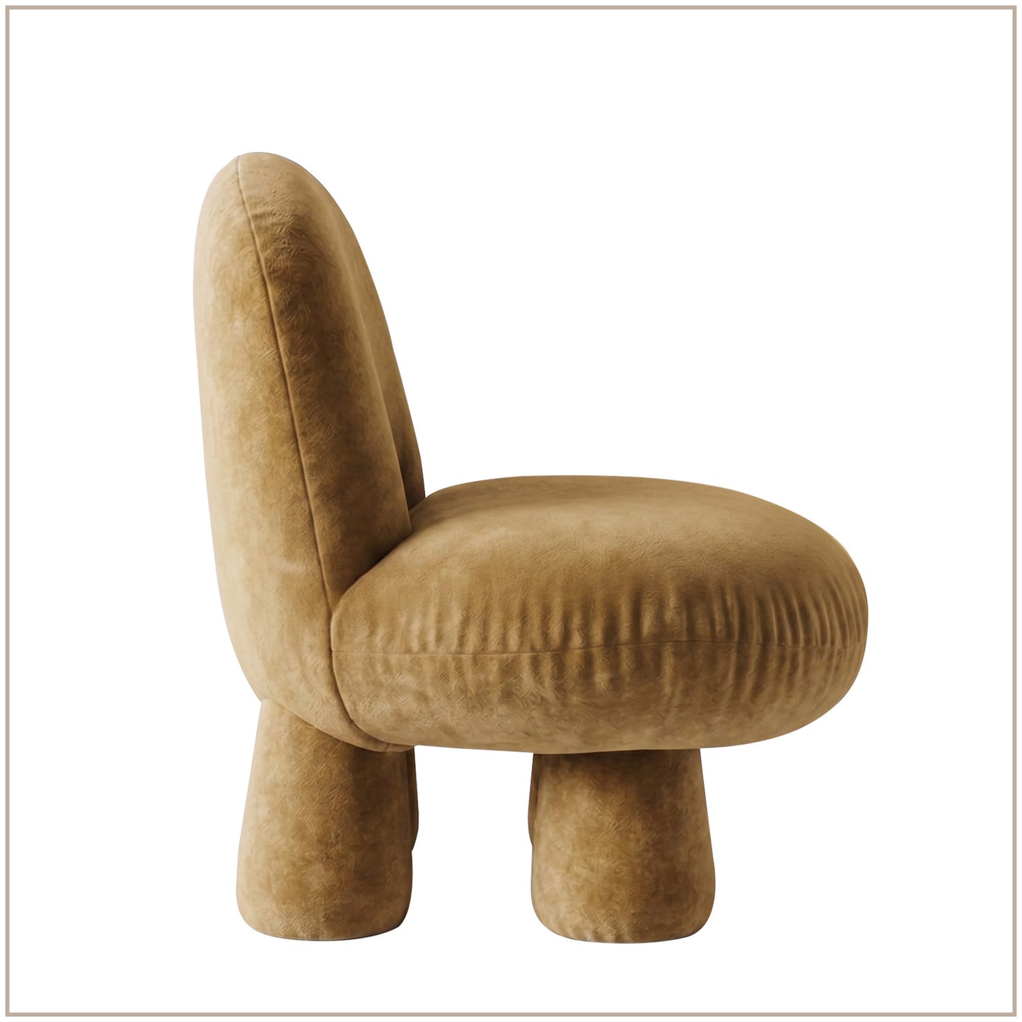 Mustard Yellow Mini Velvet Kids Accent Chair | Nestroots