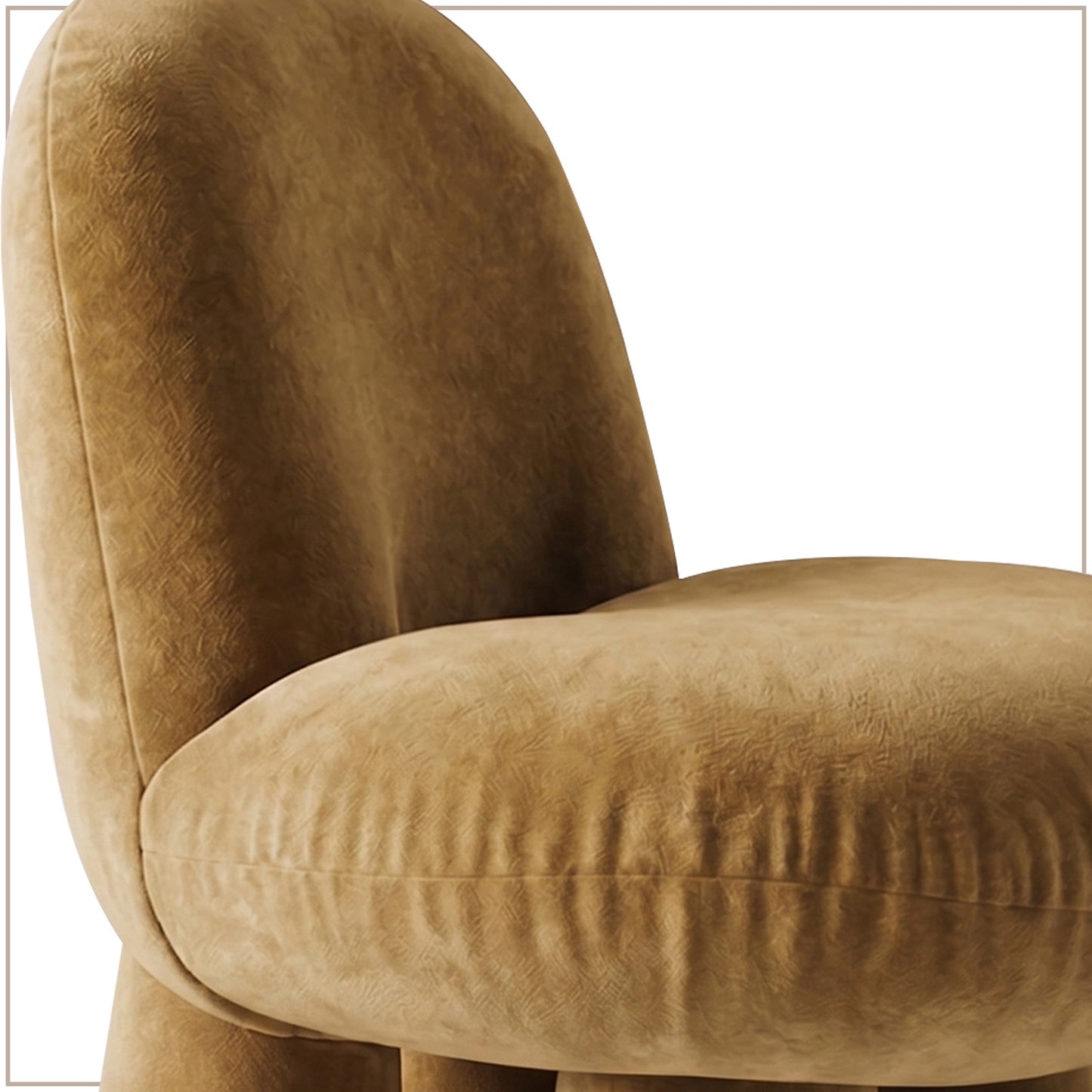 Mustard Yellow Mini Velvet Kids Accent Chair | Nestroots
