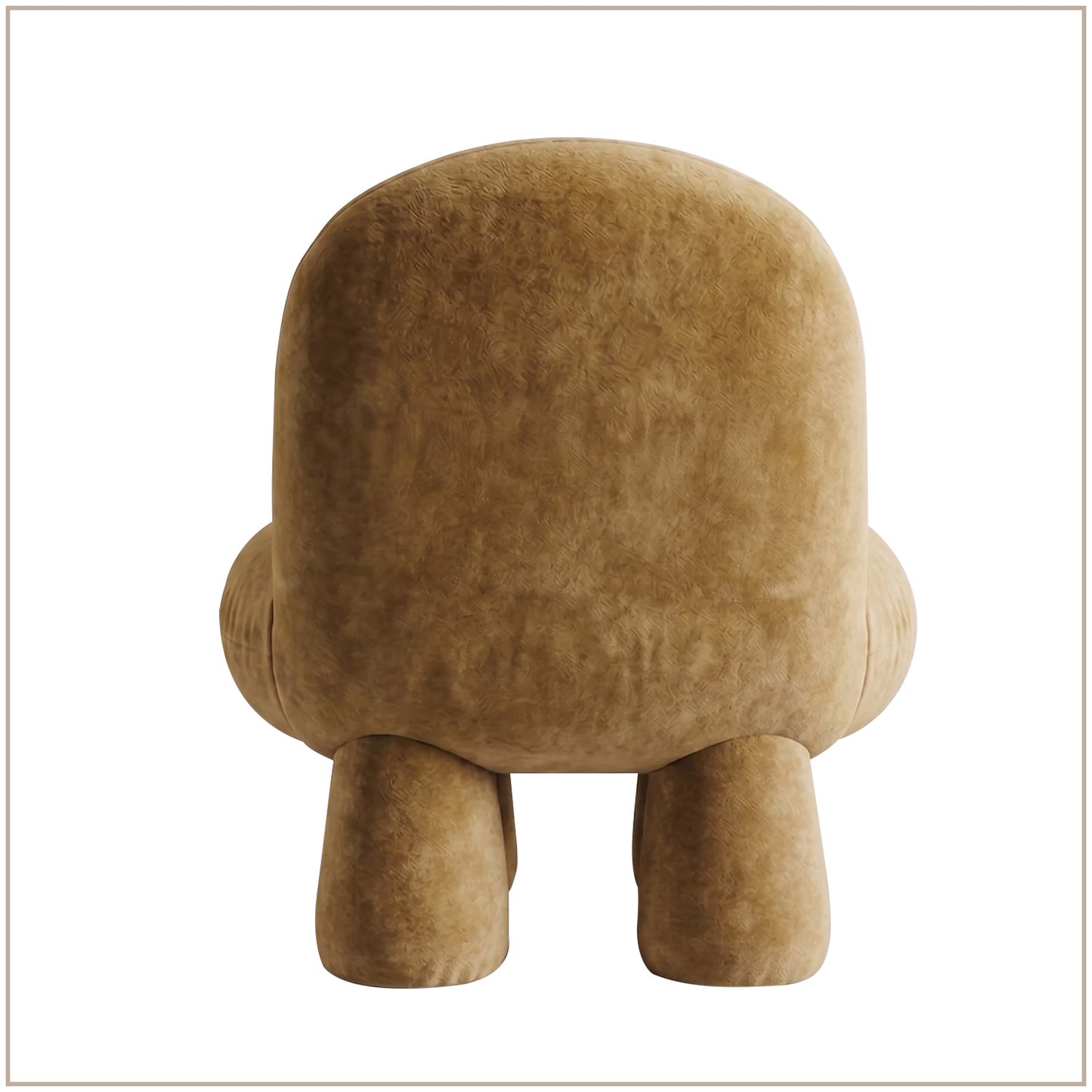 Mustard Yellow Mini Velvet Kids Accent Chair | Nestroots