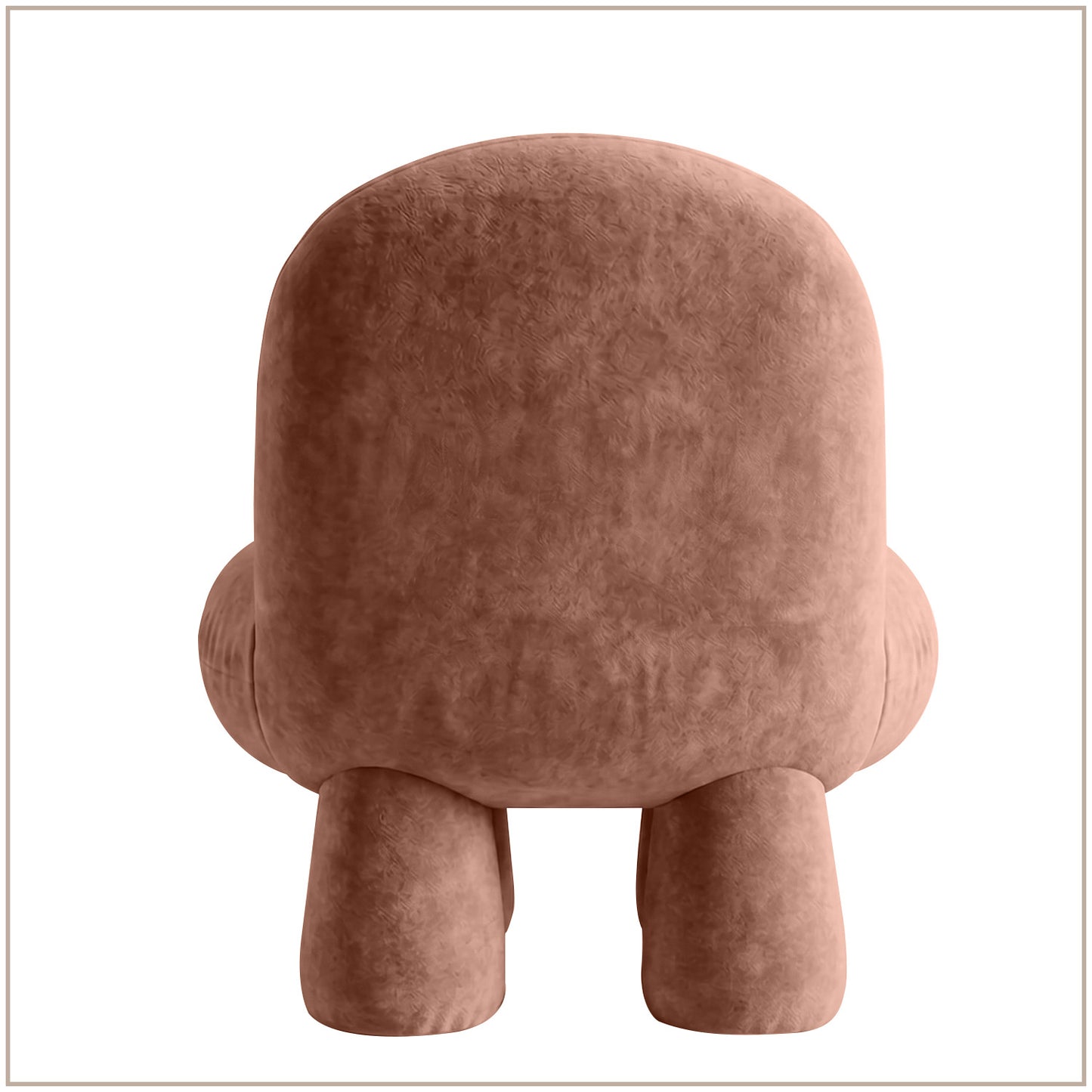 Blush Pink Bubble Velvet Kids Chair | Nestroots