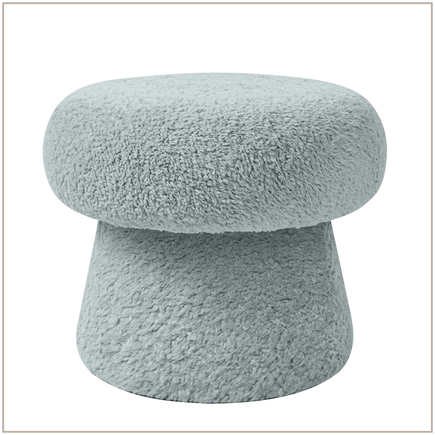 Sage Green Classic Luxe Fabric Kids Lounge Chair | Nestroots