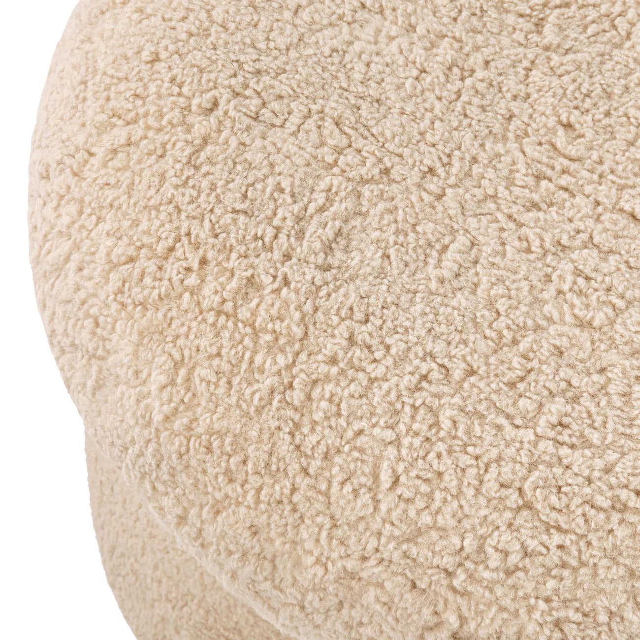 Sand Beige Classic Luxe Fabric Kids Lounge Chair