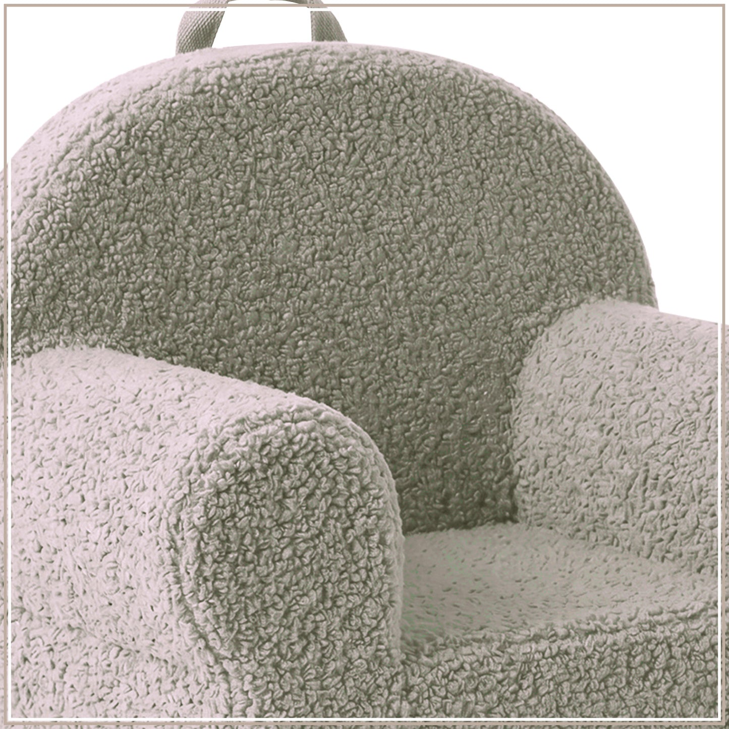 Quilted Cotton Quilted Corduroy Kids Lounge Chair | Nestroots