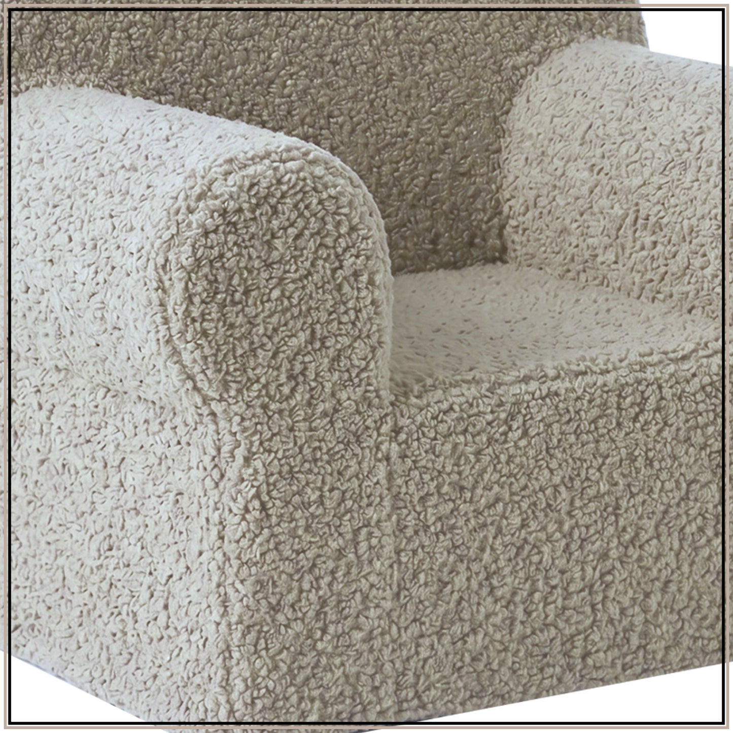 Quilted Cotton Quilted Corduroy Kids Lounge Chair | Nestroots