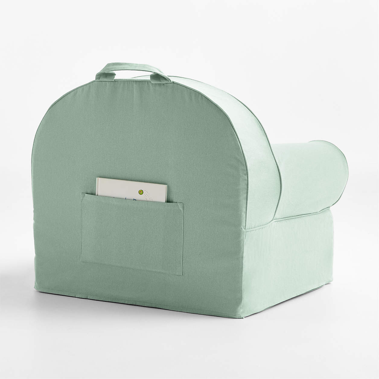 Mint Green Snuggle Cotton Kids Lounge Chair