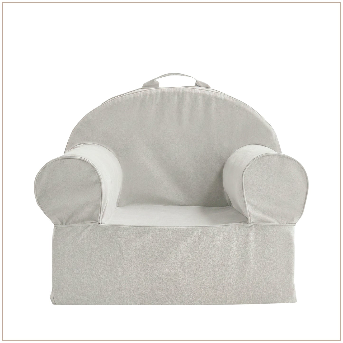 Mint Green Snuggle Cotton Kids Lounge Chair | Nestroots