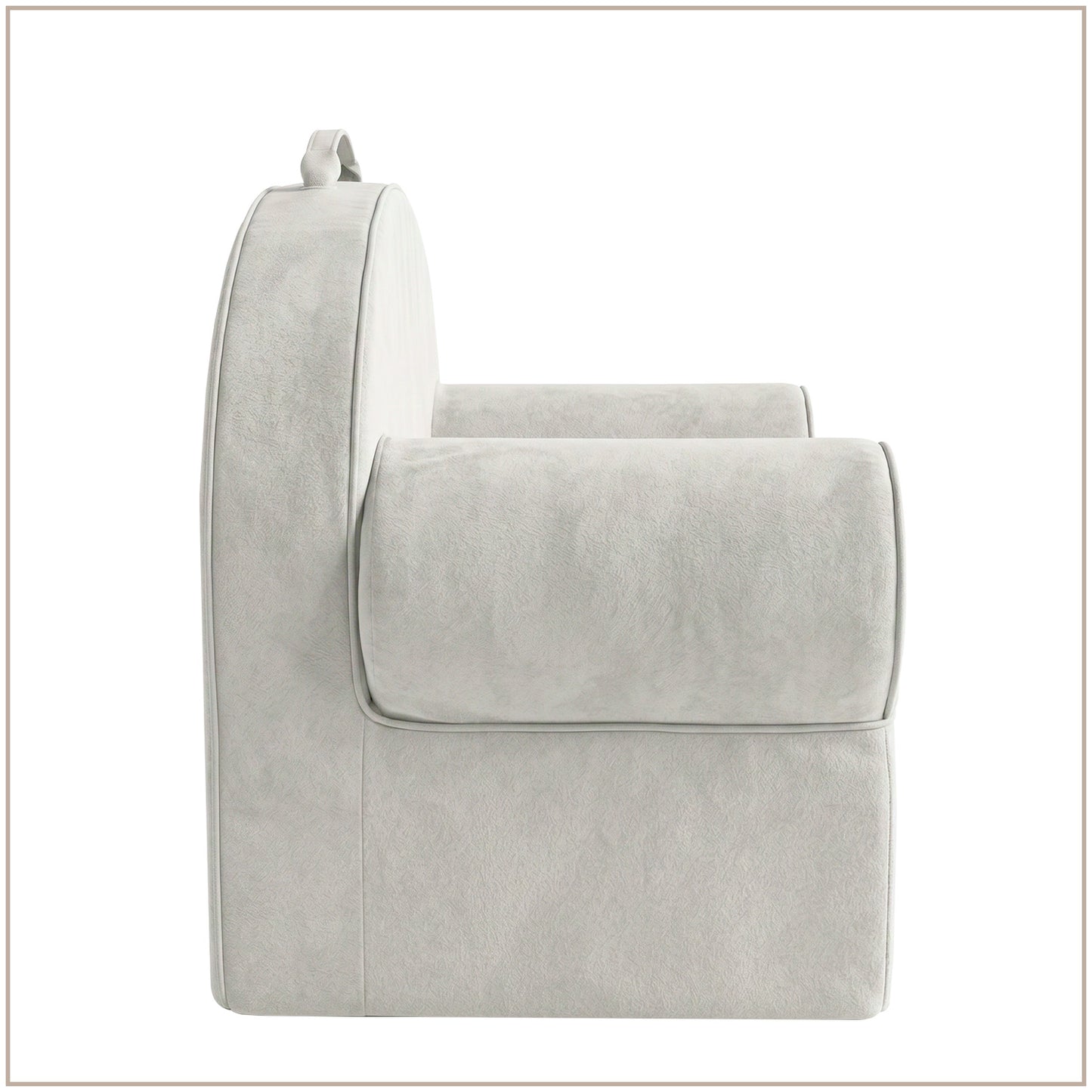 Mint Green Snuggle Cotton Kids Lounge Chair | Nestroots
