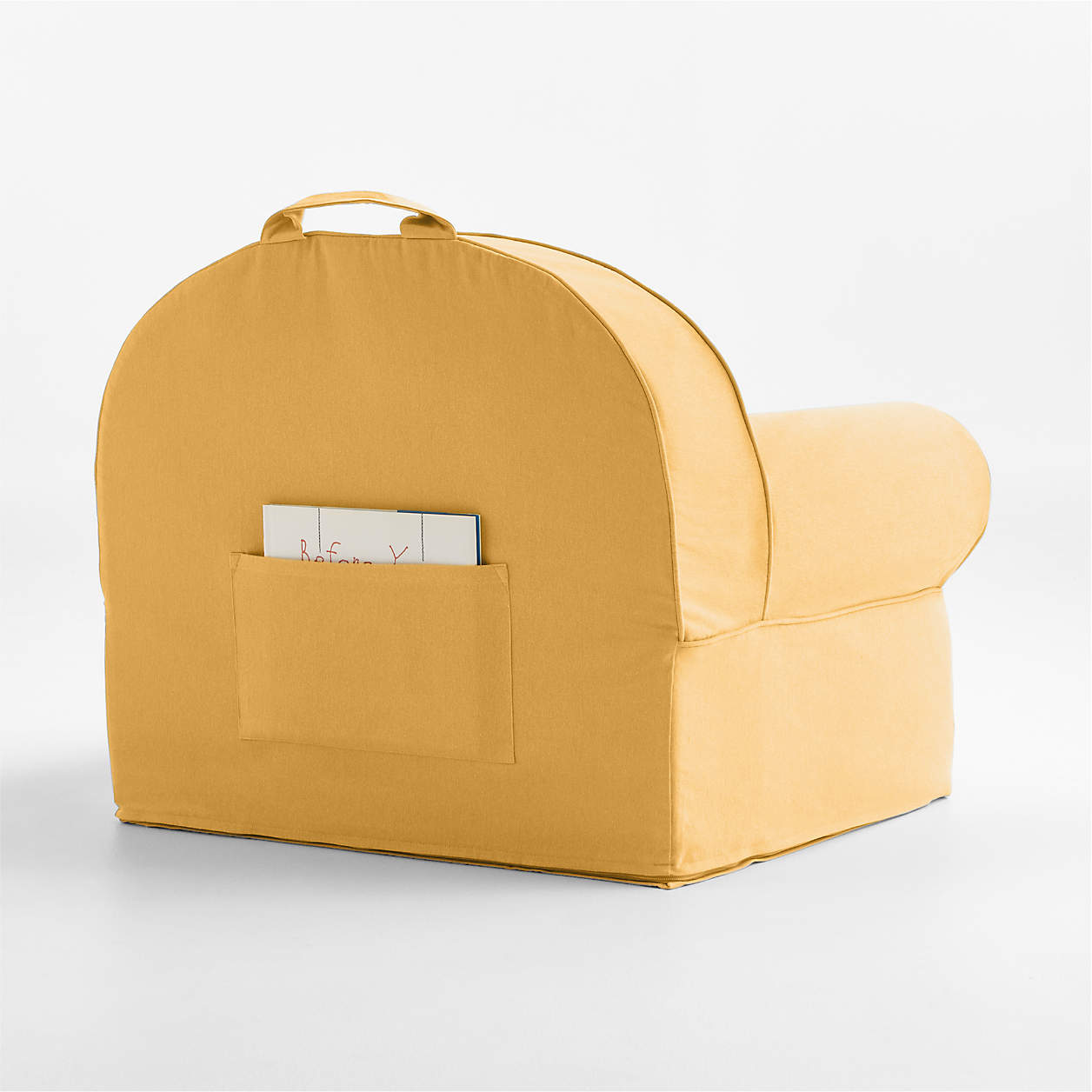 Mustard Yellow Snuggle Cotton Kids Lounge Chair