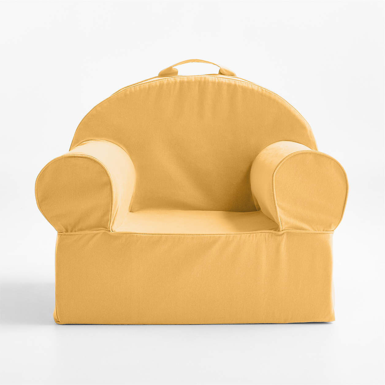 Mustard Yellow Snuggle Cotton Kids Lounge Chair