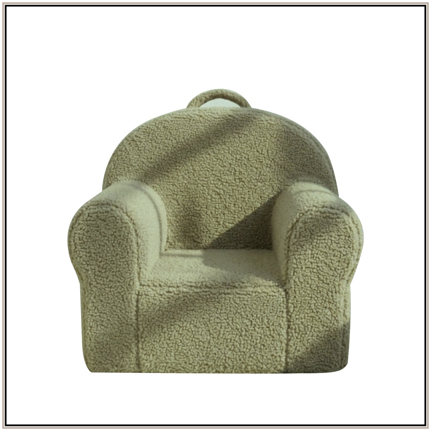 Floral Garden Faux Fur Kids Lounge Chair | Nestroots