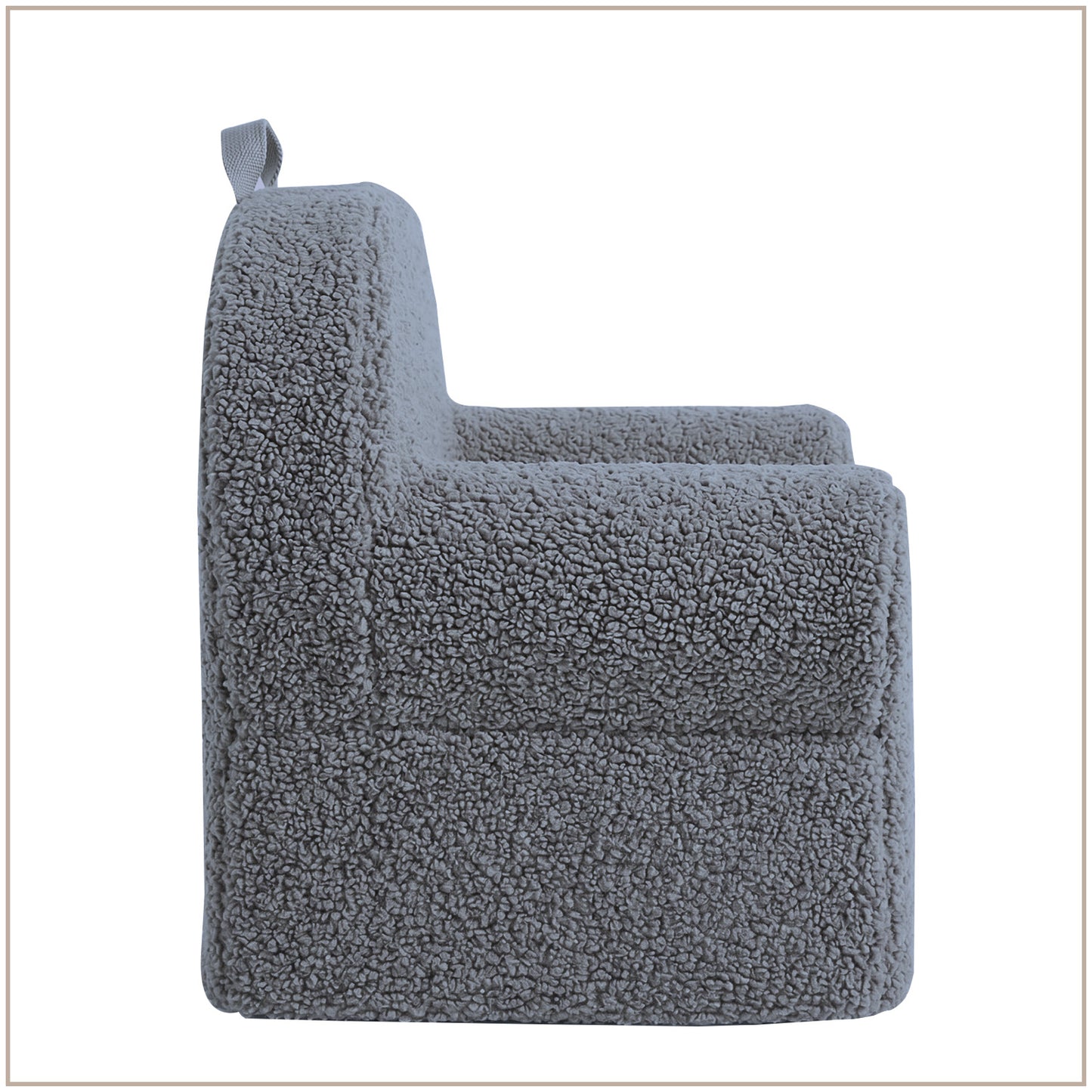 Sage Teddy Faux Fur Kids Lounge Chair | Nestroots