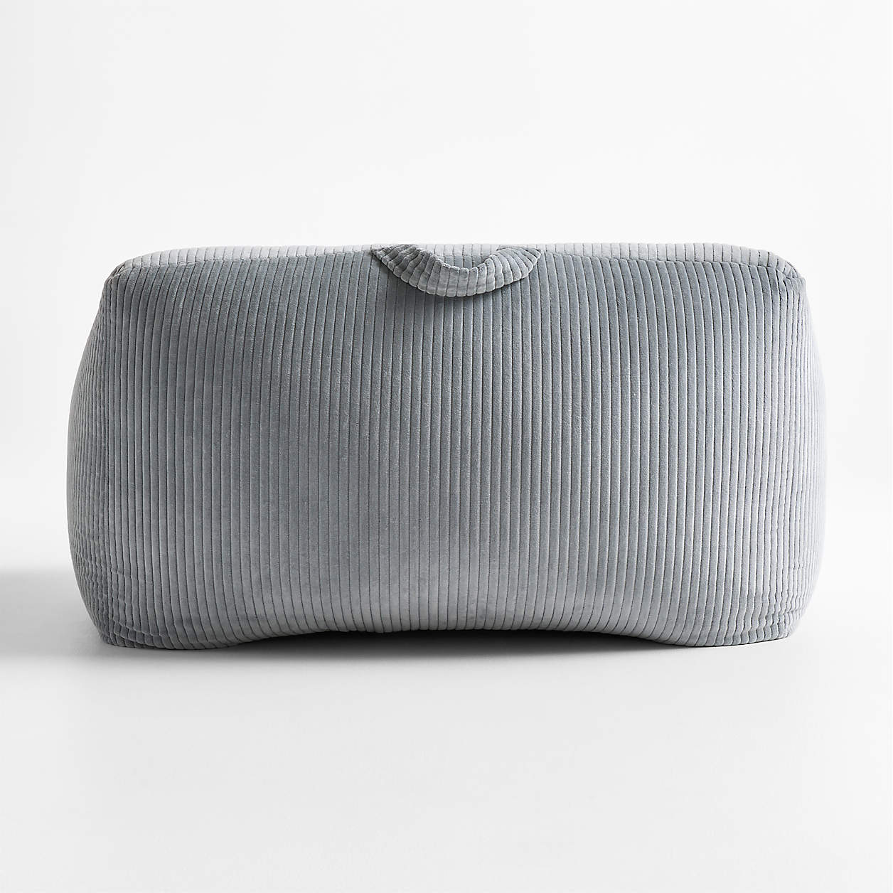 Ash Grey Cloud Velvet Corduroy Kids Sofa Chair
