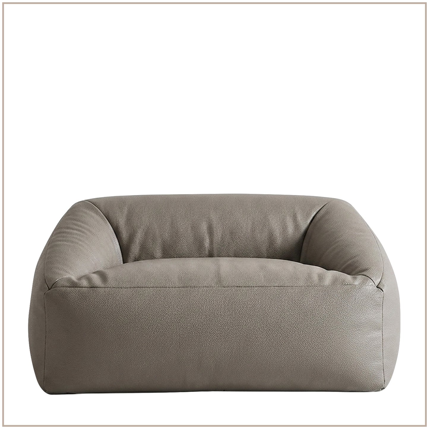 Ash Grey Cloud Velvet Corduroy Kids Sofa Chair | Nestroots