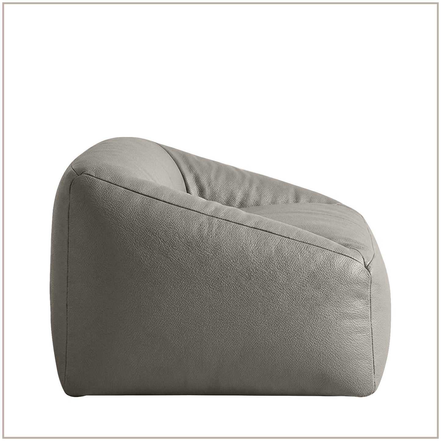 Ash Grey Cloud Velvet Corduroy Kids Sofa Chair | Nestroots