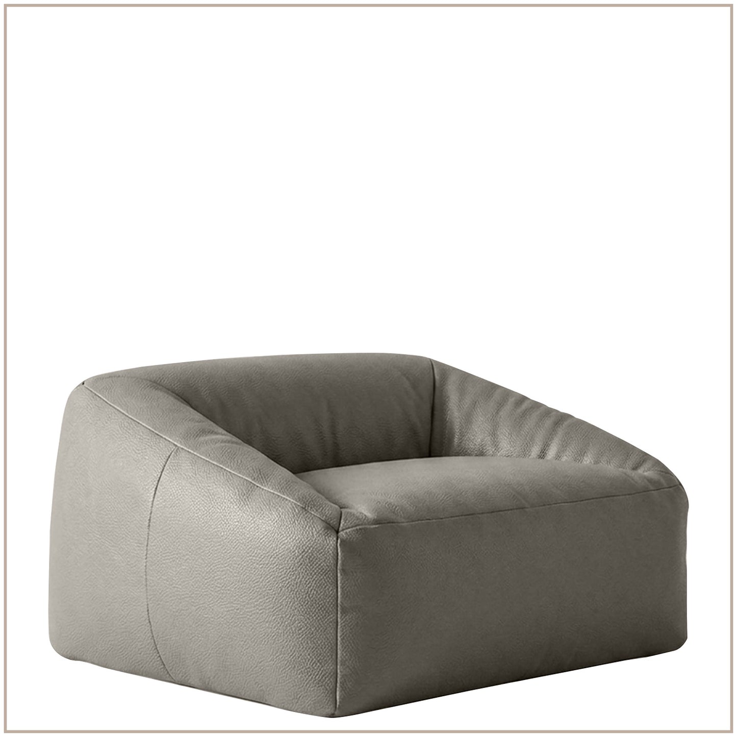 Ash Grey Cloud Velvet Corduroy Kids Sofa Chair | Nestroots