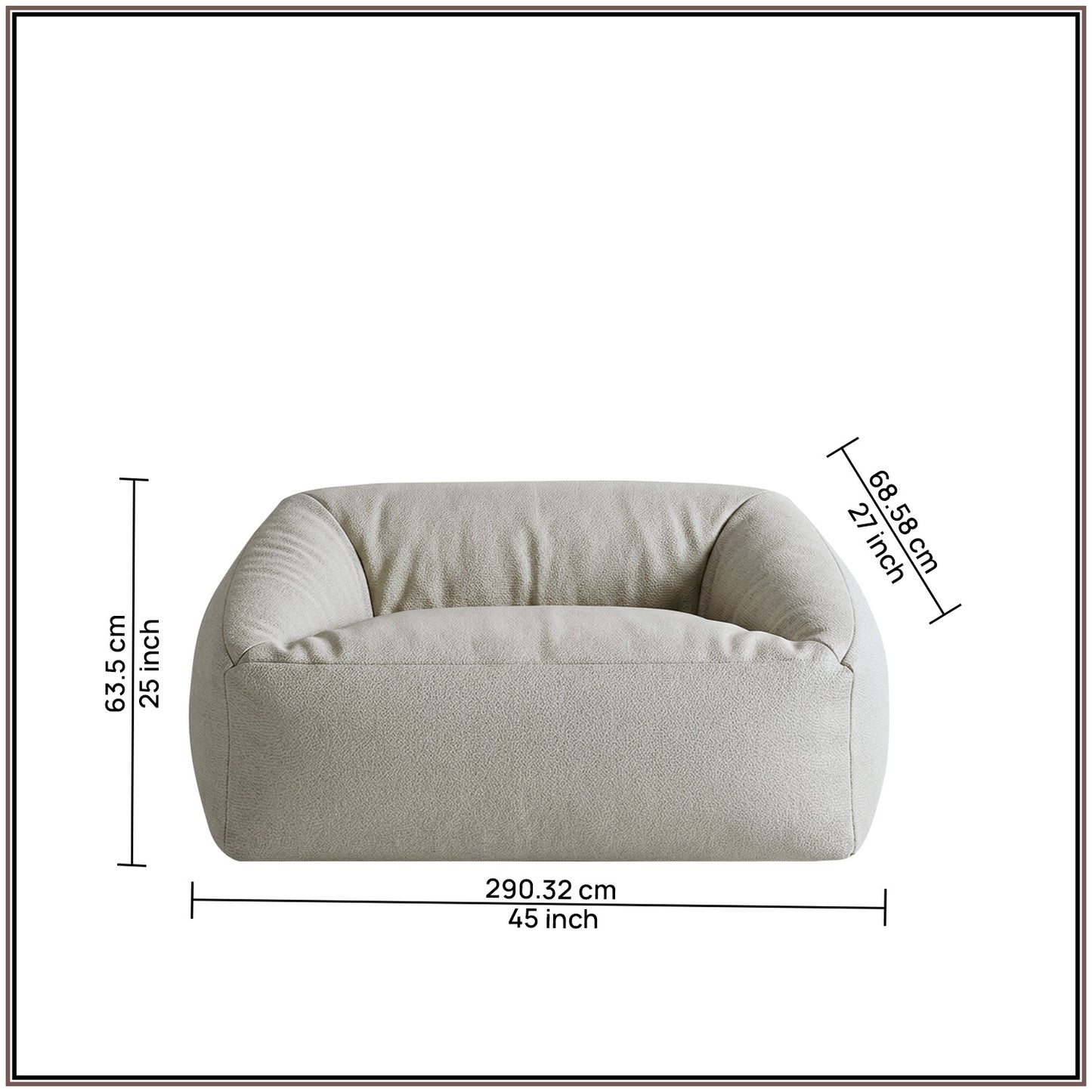 Beige Corduroy Velvet Corduroy Kids Sofa Chair | Nestroots