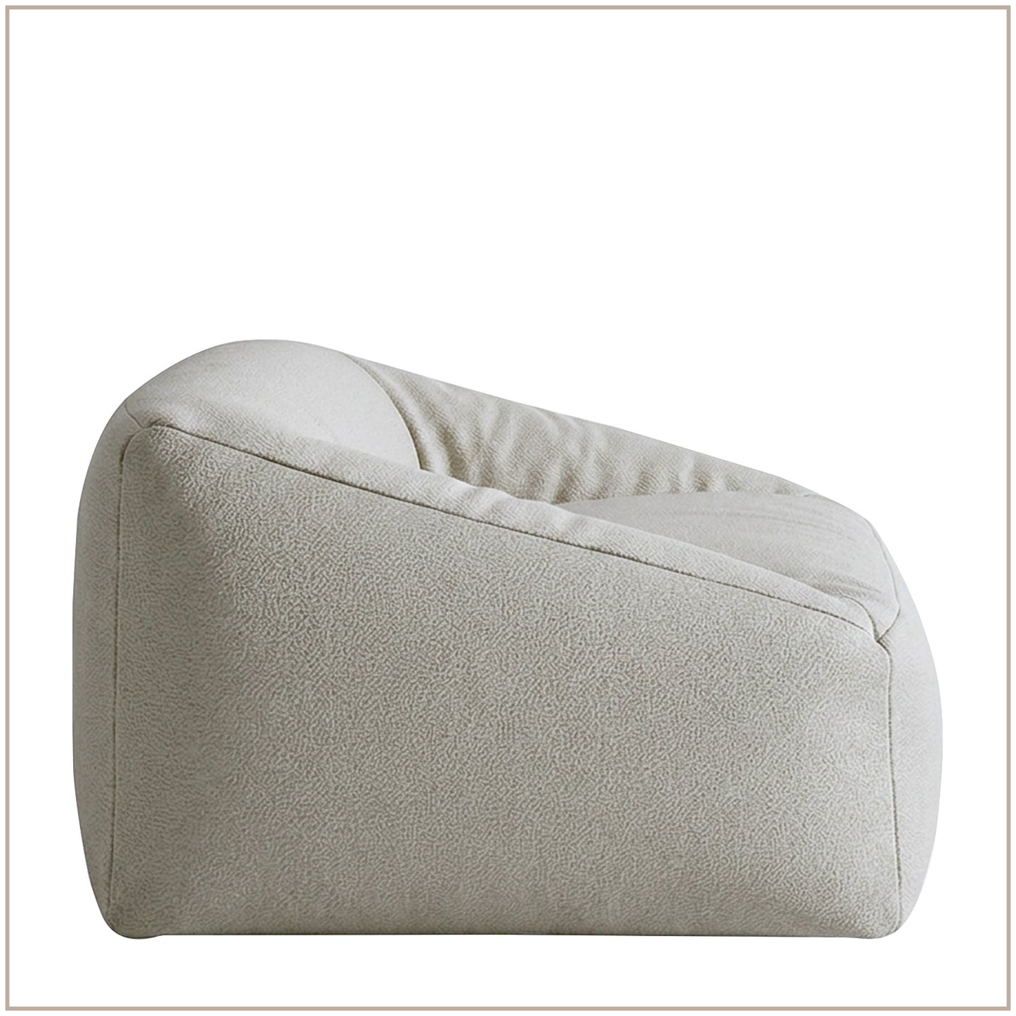Beige Corduroy Velvet Corduroy Kids Sofa Chair | Nestroots
