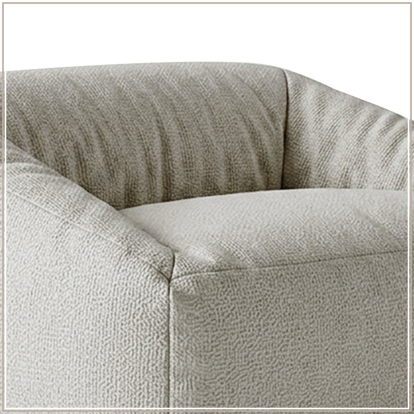 Beige Corduroy Velvet Corduroy Kids Sofa Chair | Nestroots