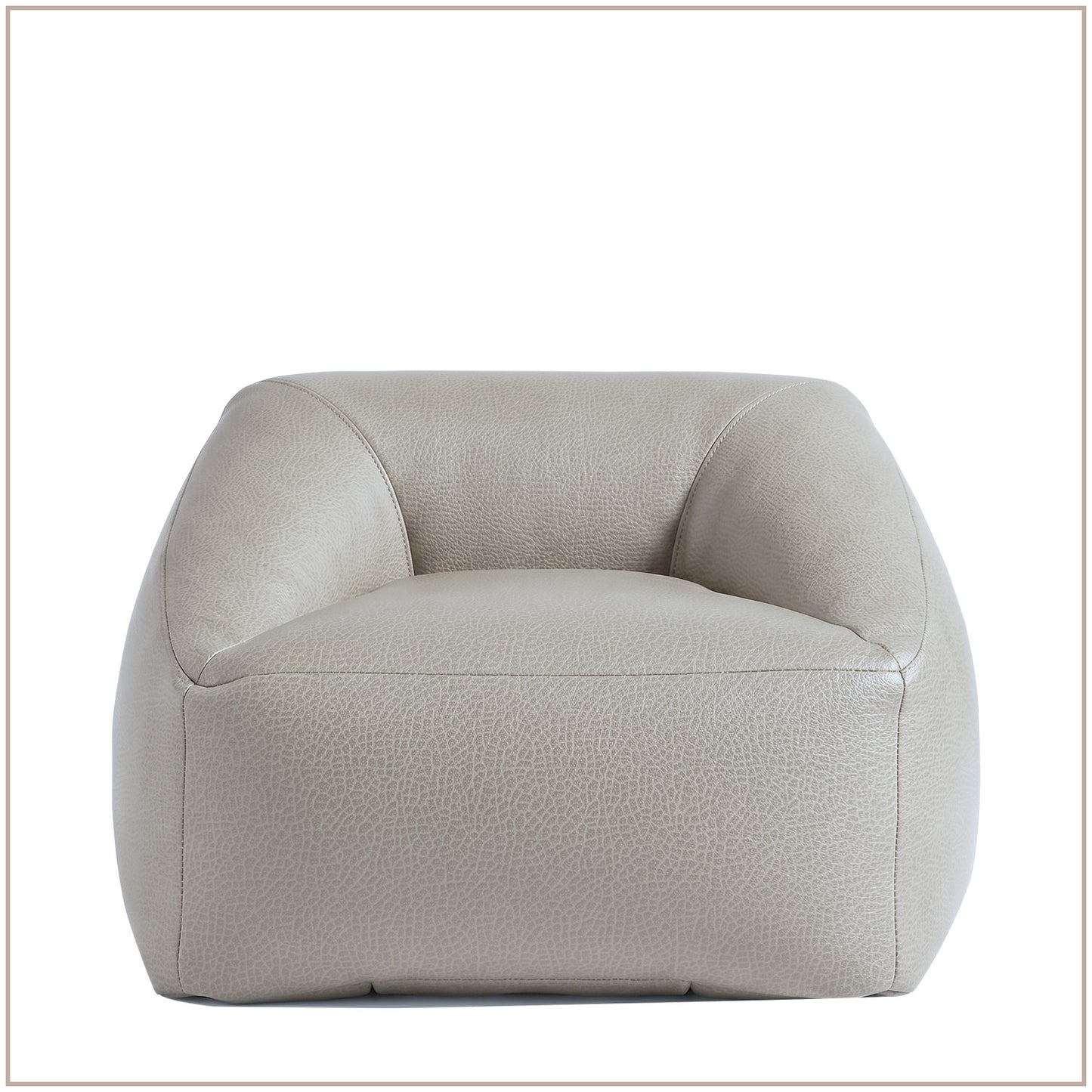 Sand Beige Corduroy Cotton Boucle Kids Sofa Chair | Nestroots