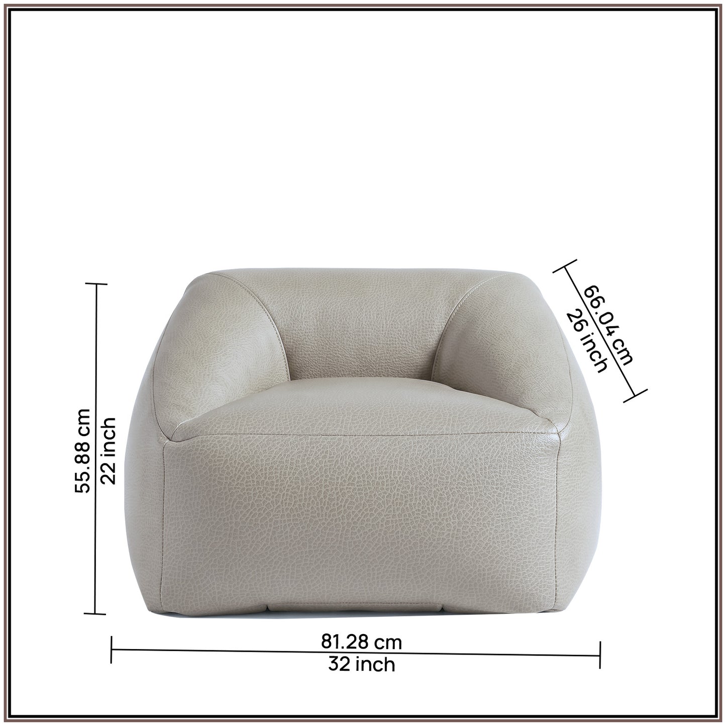 Sand Beige Corduroy Cotton Boucle Kids Sofa Chair | Nestroots