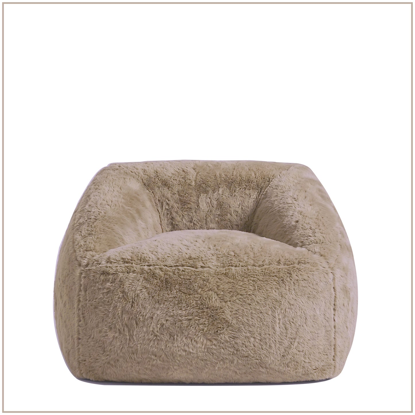Peach Stripe Organic Cotton Kids Sofa Chair | Nestroots