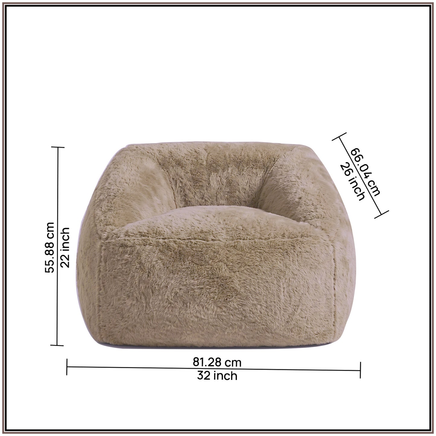 Peach Stripe Organic Cotton Kids Sofa Chair | Nestroots