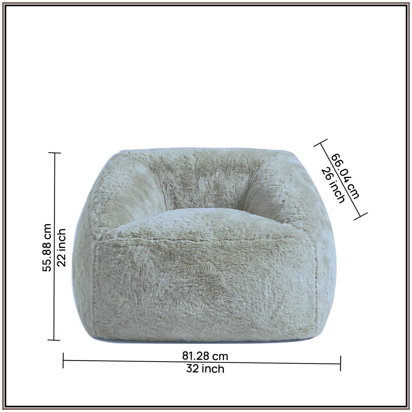Cream Stripe Organic Cotton Kids Sofa Chair | Nestroots