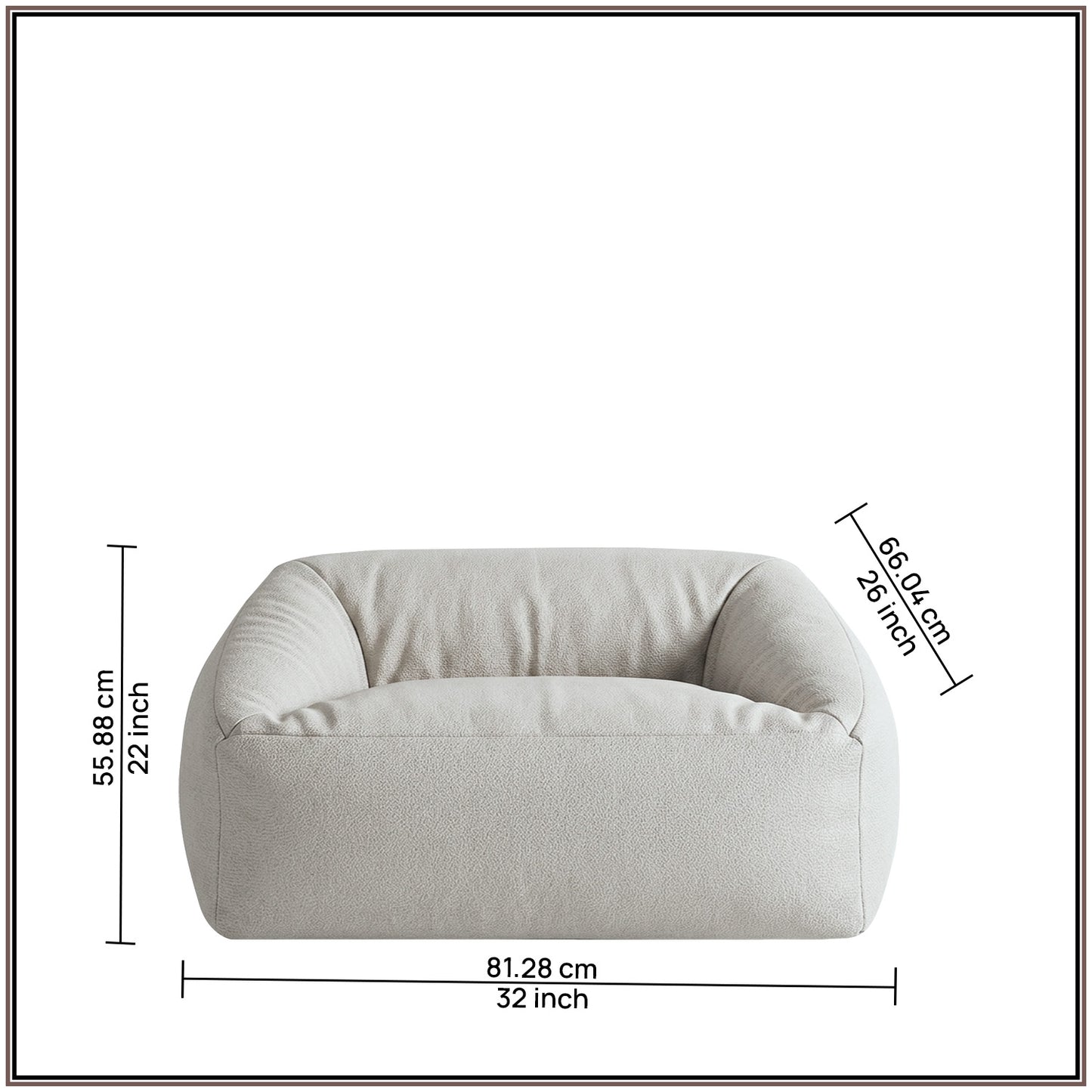 Soft Cream Cloud Velvet Corduroy Kids Sofa Chair | Nestroots