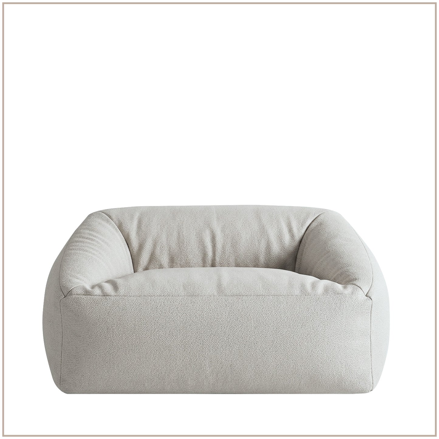 Soft Cream Cloud Velvet Corduroy Kids Sofa Chair | Nestroots