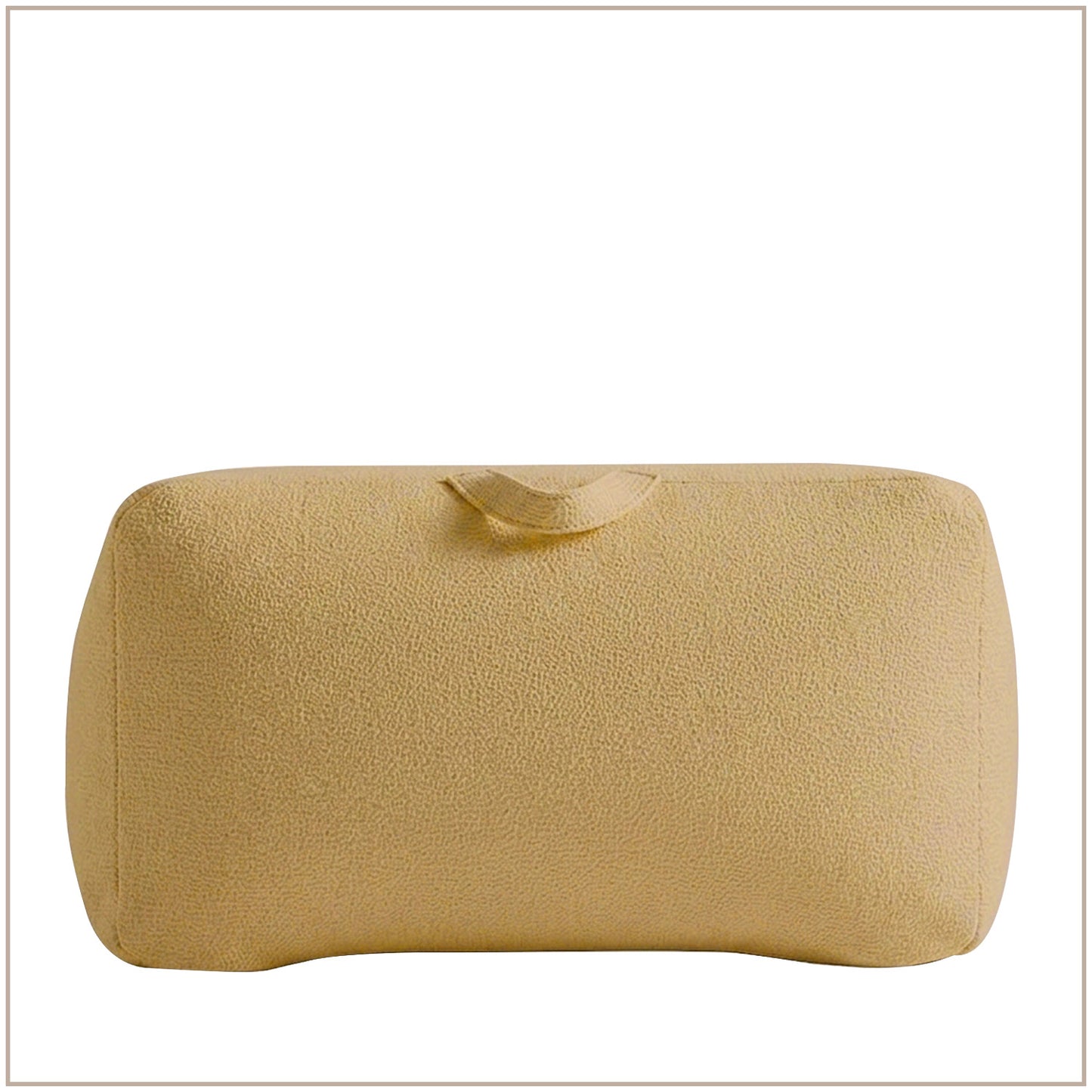 Mustard Puff Velvet Corduroy Kids Lounge Chair | Nestroots