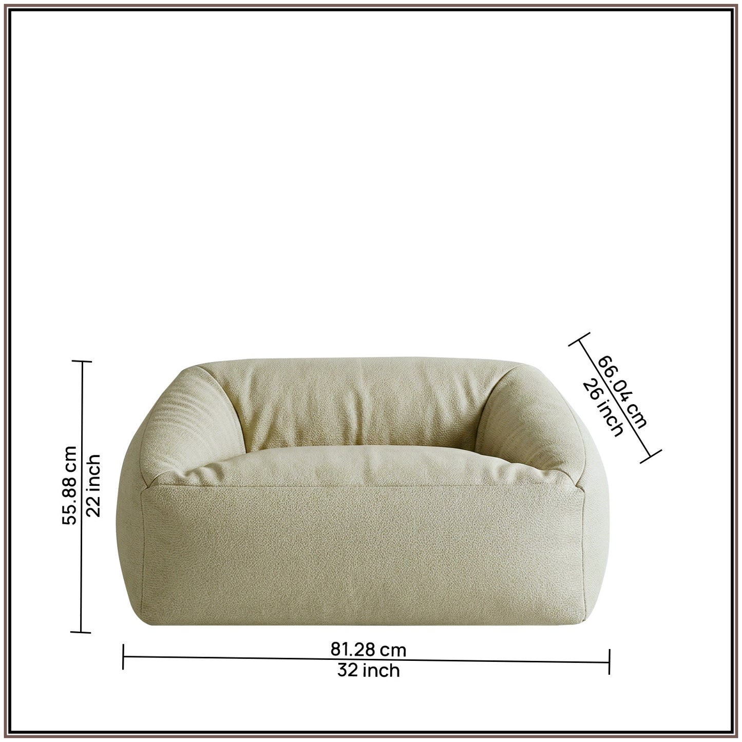 Sage Puff Velvet Corduroy Kids Lounge Chair | Nestroots