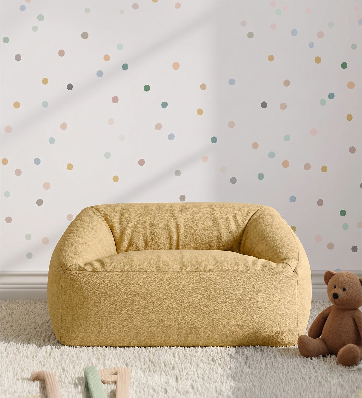 Charcoal Corduroy Velvet Corduroy Kids Sofa Chair | Nestroots